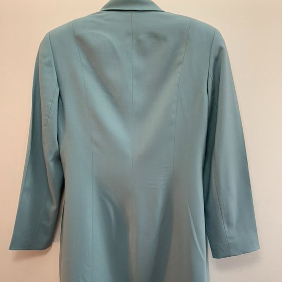 Dana Buchman Robin's-Egg Blue Spring Coat - Picture 8 of 14